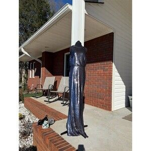 Lulus Dress Womens XL Silver Sequin Sleeveless Blouson Maxi Gown Formal